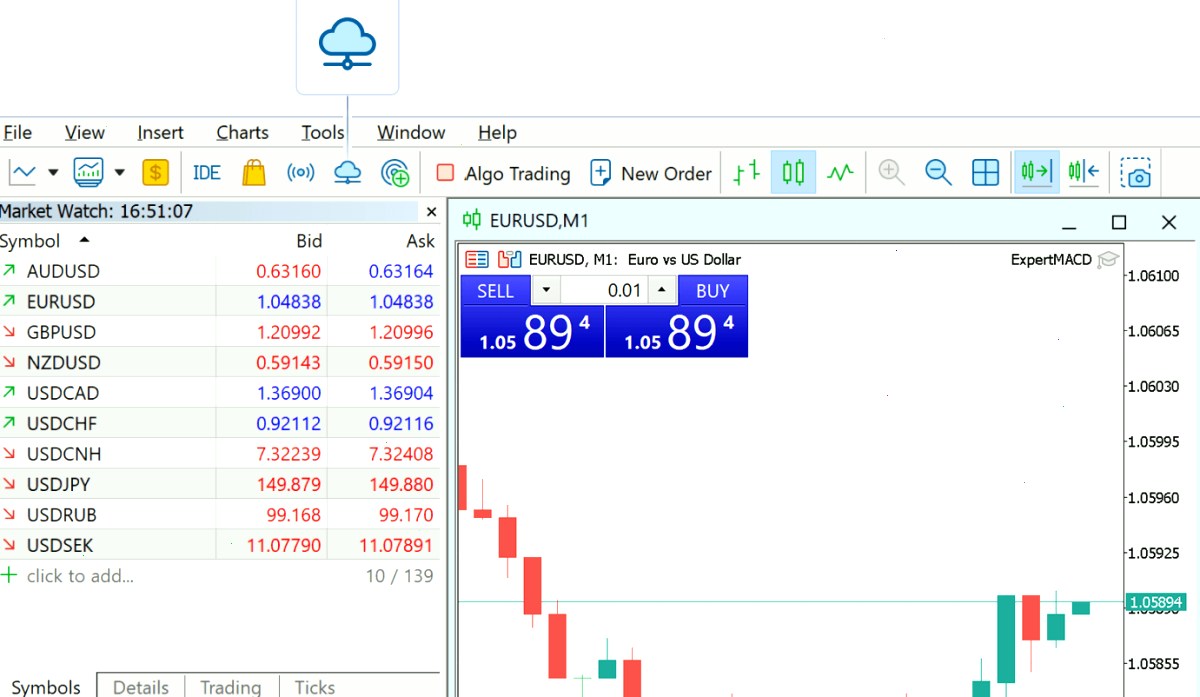 打开MQL5虚拟主机